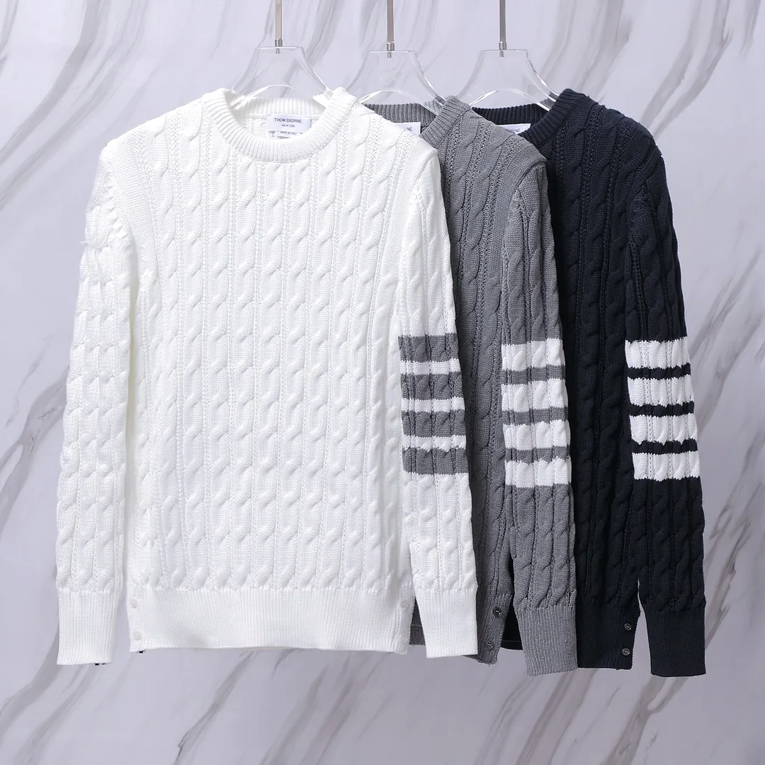：M 13（TB ） THOM BROWNE .TBClassic Breathable Same Style ：White/Navy Blue /Gray Size：1/2/3/4